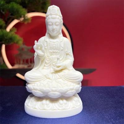 Fildiş meyvesi Avalokitesvara Buda heykeli Otomotiv aksesuarları Tapınak adakı Oturma odası dekorasyonu Zenginliği çekmek FengShui