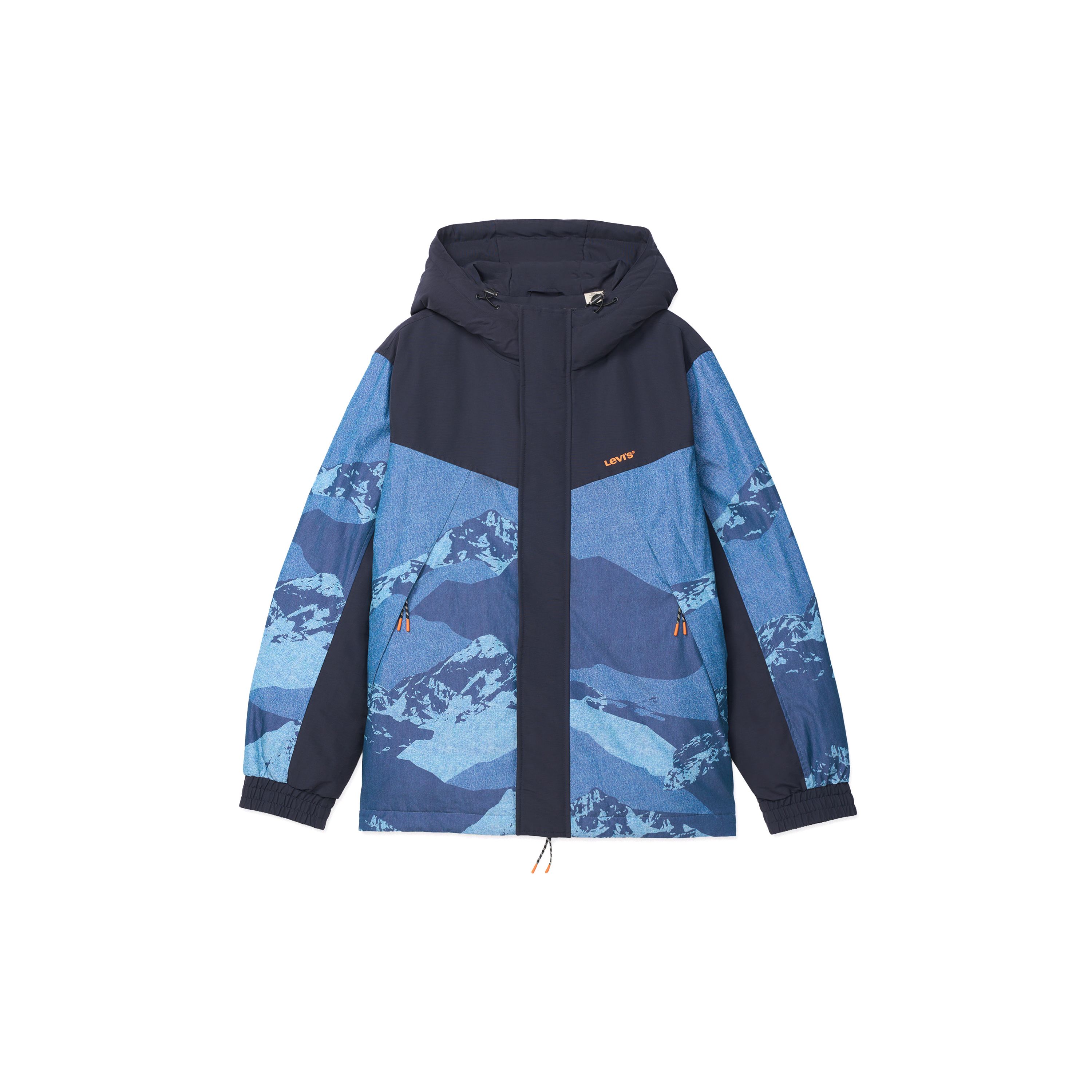 

Levis Fashion Versatile Trendy Comfortable Casual Hooded Down Jacket Unisex Outerwear 004Z8-0000 S