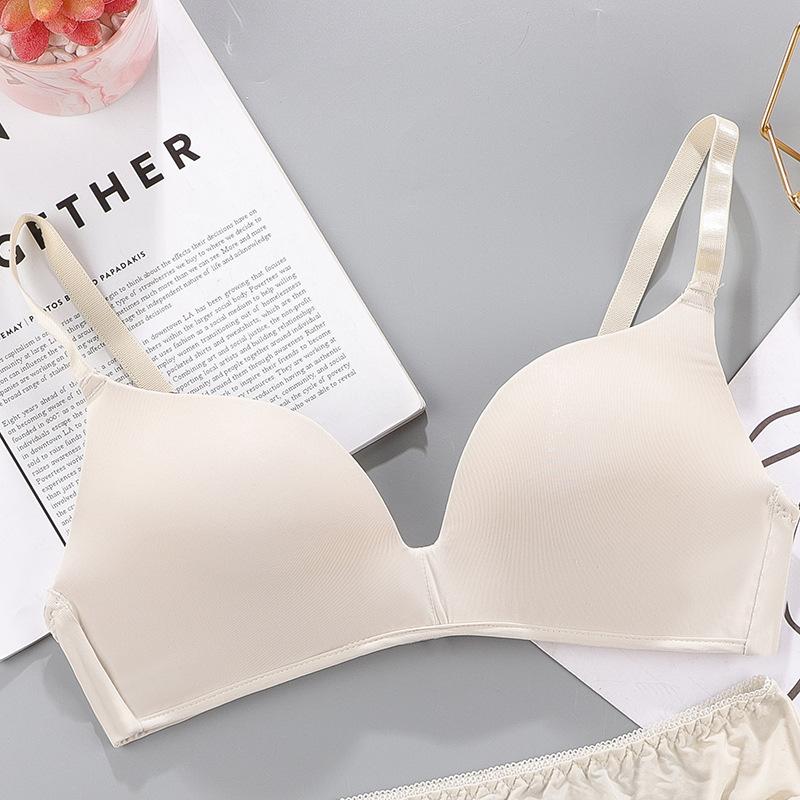 Women Seamless Bra Sexy No Wire Push Up Underwear Girls Students Breathable Thin 12 Colors Bras