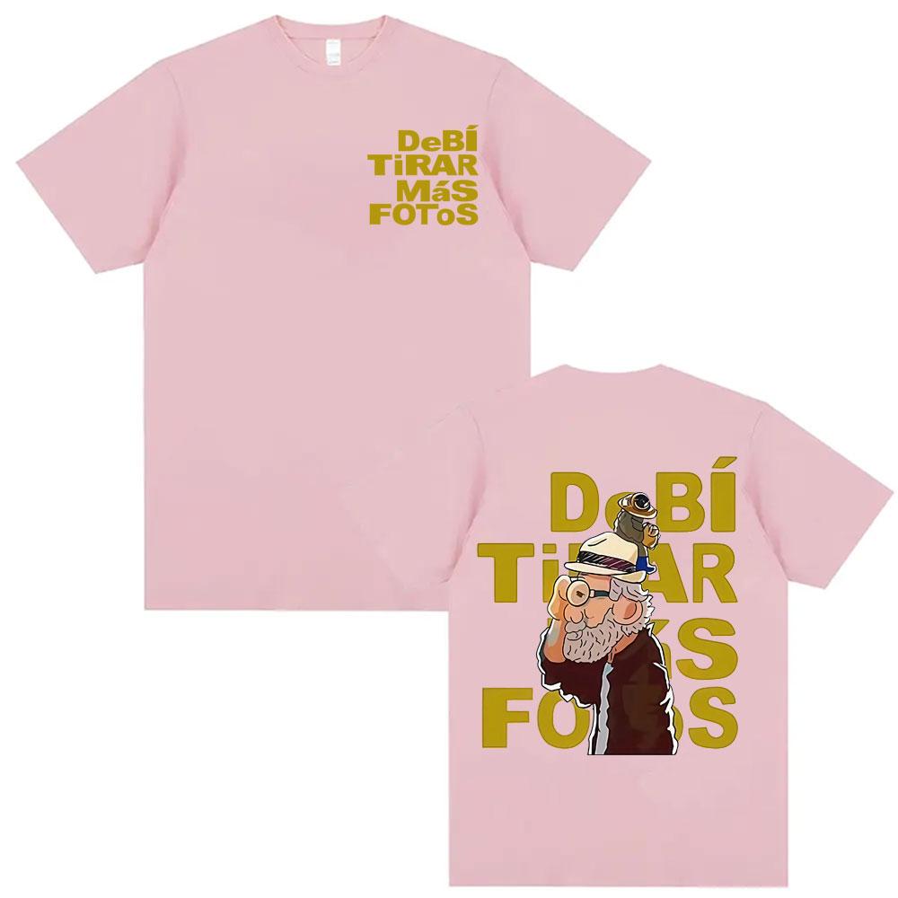 Bad Bunny Debi Tirar Mas Fotos DTMF Album T Shirt Men Women Harajuku Retro Classic Hot Sale T-shirts Short Sleeve Casual T-shirt