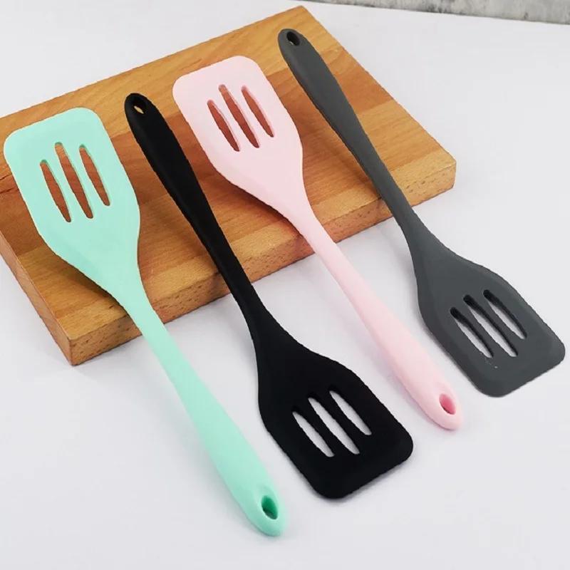 Egg Fish Frying Pan Scoop Silicone Turners Cooking Utensils Spatula Fried Shovel Gadgets Kitchen Tools Cooking Accessories