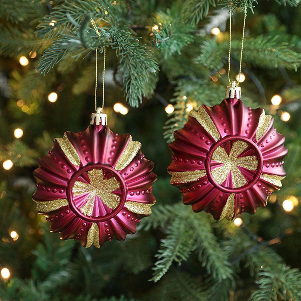 Shatterproof Christmas Cane Candy Ornaments Rose Red Merry Christmas Decor  Wedding Party