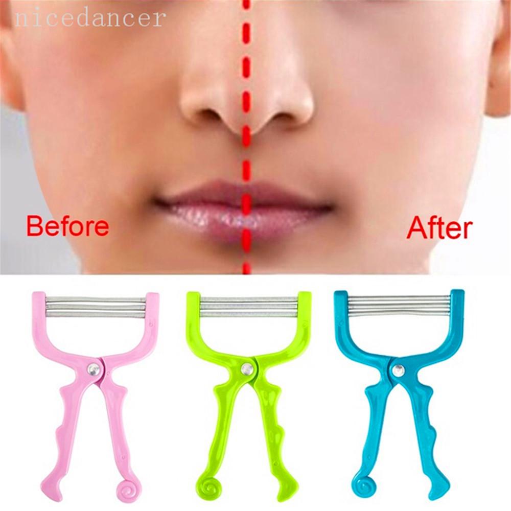 Facial Hair Remover Tool Face Beauty 3 Spring Threading Removal