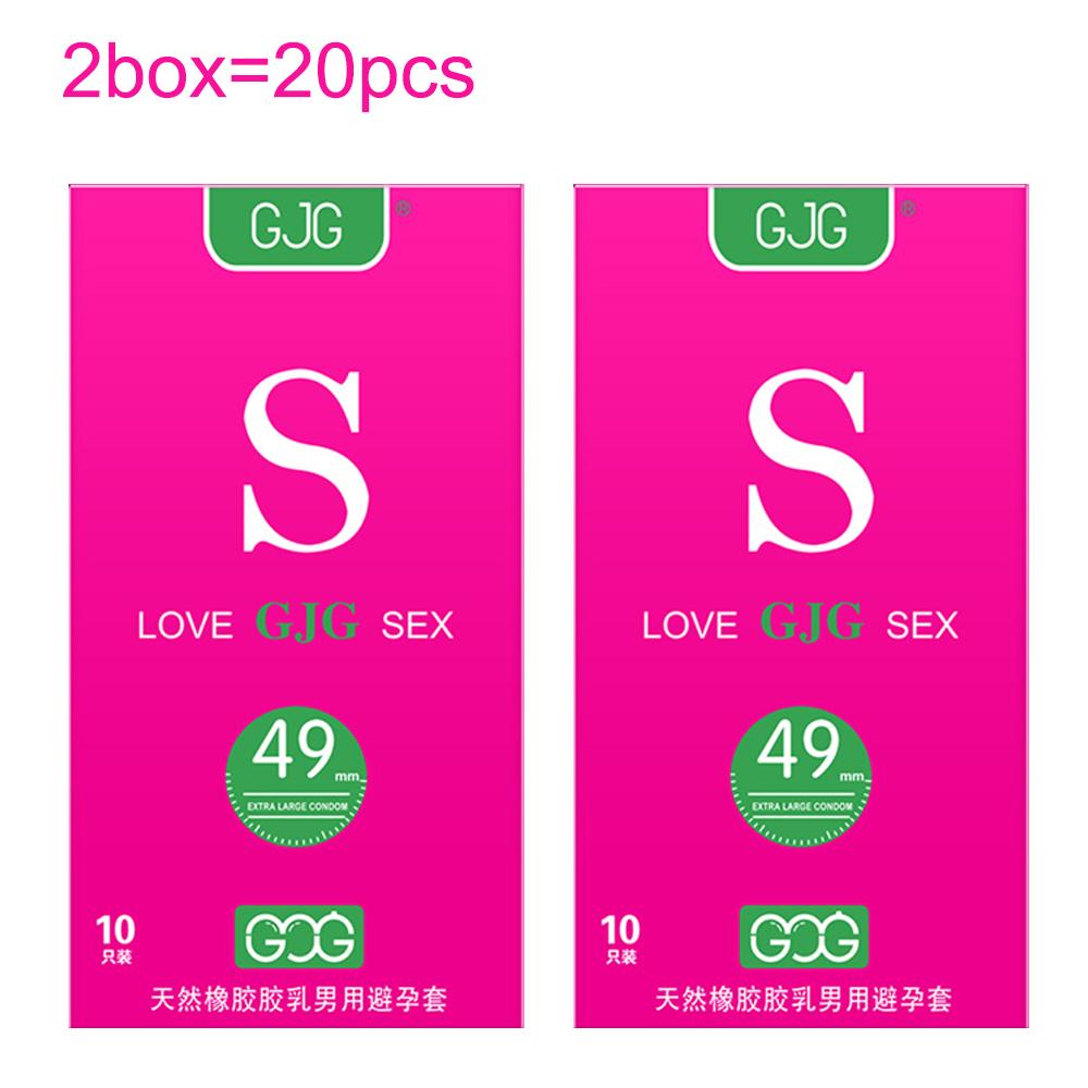 Prezervativ mic ultra-subțire de 49 mm Sex în siguranță Super neted, transparent, prezervativ natural din latex, produs sexual pentru adulți