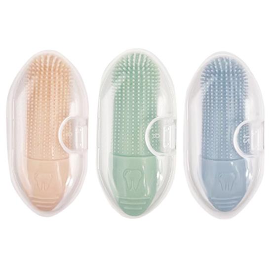 Finger Pet Toothbrush Silicone Finger Cover Dog Toothbrush Soft Bristles Safe Pet Dental Brush for Medium Large Dogs Cats Teeth Cleaning