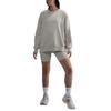 Nike Sportswear Phoenix Fleece Swoosh Comfortable Crew Neck Long Sleeve Sweatshirt Women Sweatshirt Light-Mineral-Brown Sail FZ4271-104
