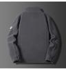 Men's Plush Fleece Jacket - Thick, Warm, Windproof Cardigan for Autumn/Winter with Stand Collar.