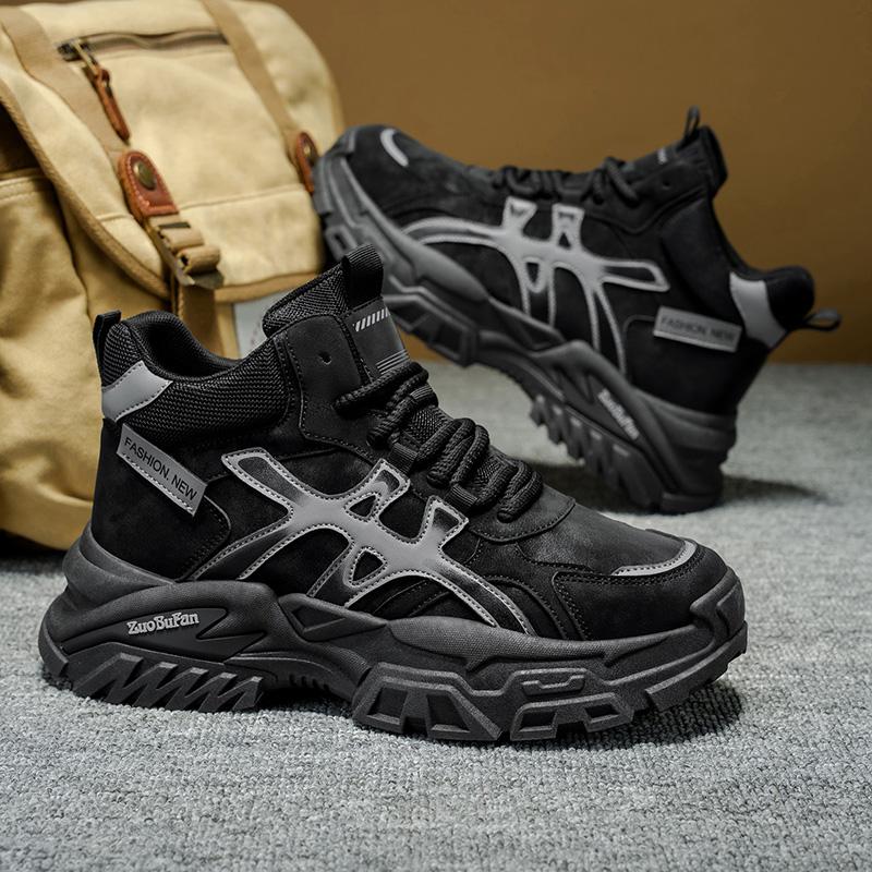 Men's Work Boots Autumn/Winter New Style for Men's Outdoor Climbing, Durable Sports and Casual Work On Construction Sites