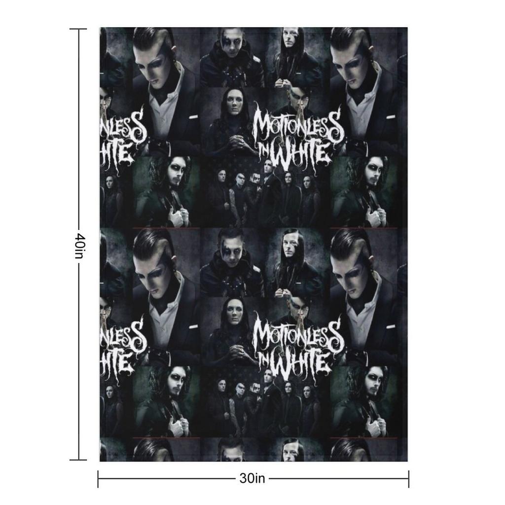 THE MEMBERS OF MOTIONLESS IN WHITE Throw Blanket Weighted Thermals For Travel Blankets Sofas Of Decoration Sofa Throw Blankets