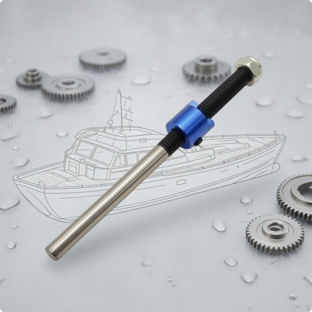 Extension Shaft with Lock Nut SelfLocking Motor 5mm Propeller Adapter for Hobbyists,