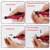 6pcs Electric Drill Manicure Head Cutter Nail Art Tool Nail Drill Bit Gel Polish Remover Set Machine
