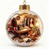 Acrylic Christmas Transparent Ball Pendant Shatterproof Ghost Pendant Ball  Halloween Decor