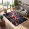 AC Mailand Bedruckter Flanell Teppich Rutschfest Weicher Polyester Boden Teppich Indoor Dekor Matte für Schlafzimmer Wohnzimmer Sofa Spielzimmer Heimdekoration