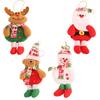 Bear Hanging Cute Soft Decorative Toy Doll Christmas Pendant Ornaments Christmas Tree Decoration