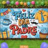 Two-dimensional plane, two-dimensional banner 1 piece, party banner, Happy Father's Day, color layout