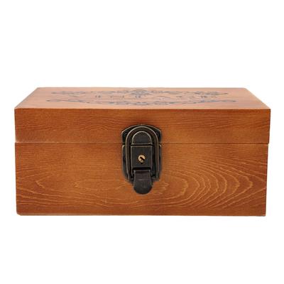 Vintage Tarzı Ahşap Kutu Sergileme Dekorasyonu Ahşap Saklama Kutusu