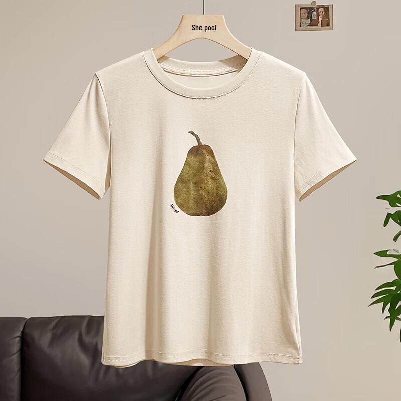 

Women s Printed Round Neck Short Sleeve T-Shirt S