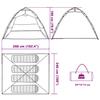 Fishing Tent for 4 Persons Camouflage Pattern Quick Release