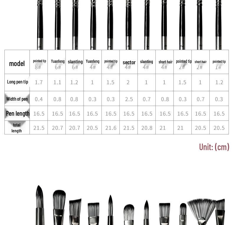 24-Piece Nylon Paint Brush Set with Canvas Roll-Up Case for Gouache, Watercolor, and Oil Painting