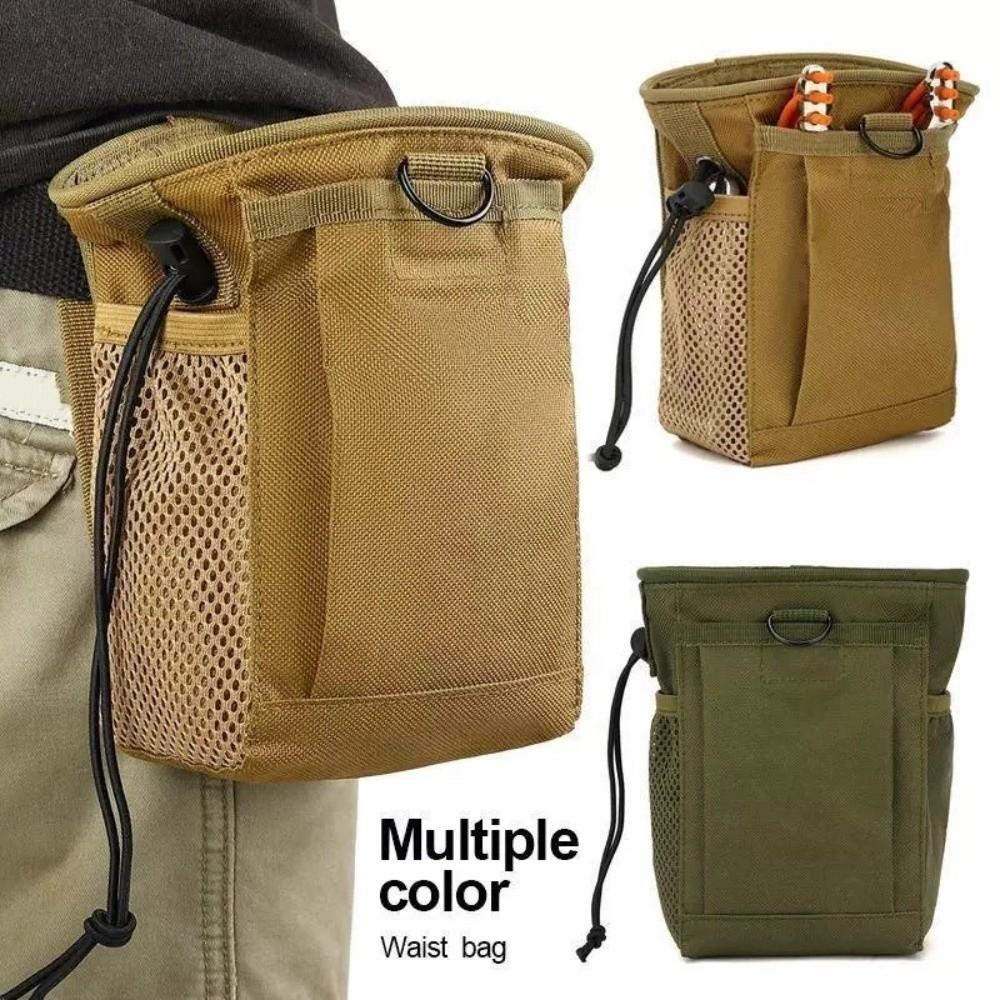 Oxford Drastring Waist Bag Adjustable Utility Belt Waist Fanny Pack Nylon Mobile Phone Pouch  Men