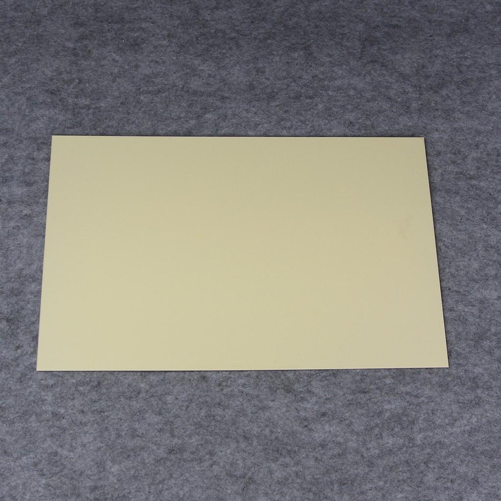 FLEOR 1pcs 43x29cm Blank Guitar Pickguard Material Sheet Cream for Electric Guitar Bass Parts DIY Custom