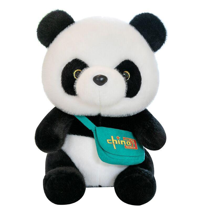 Backpack Panda Doll Plush Toy Satchel Giant Panda Doll Child Accompanying Gift