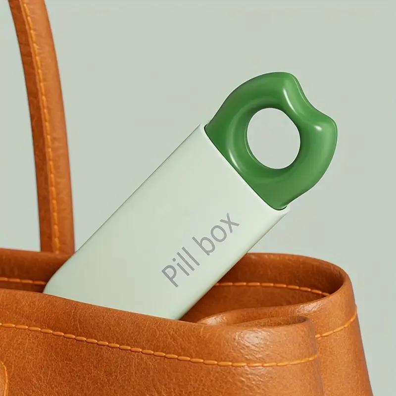 1PCS Mini Multifunctional Compartment Portable Medicine Box for Travel, Simple Packaging and Storage of Medicine