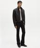 LMOOD Snake Flare Denim Pure Black