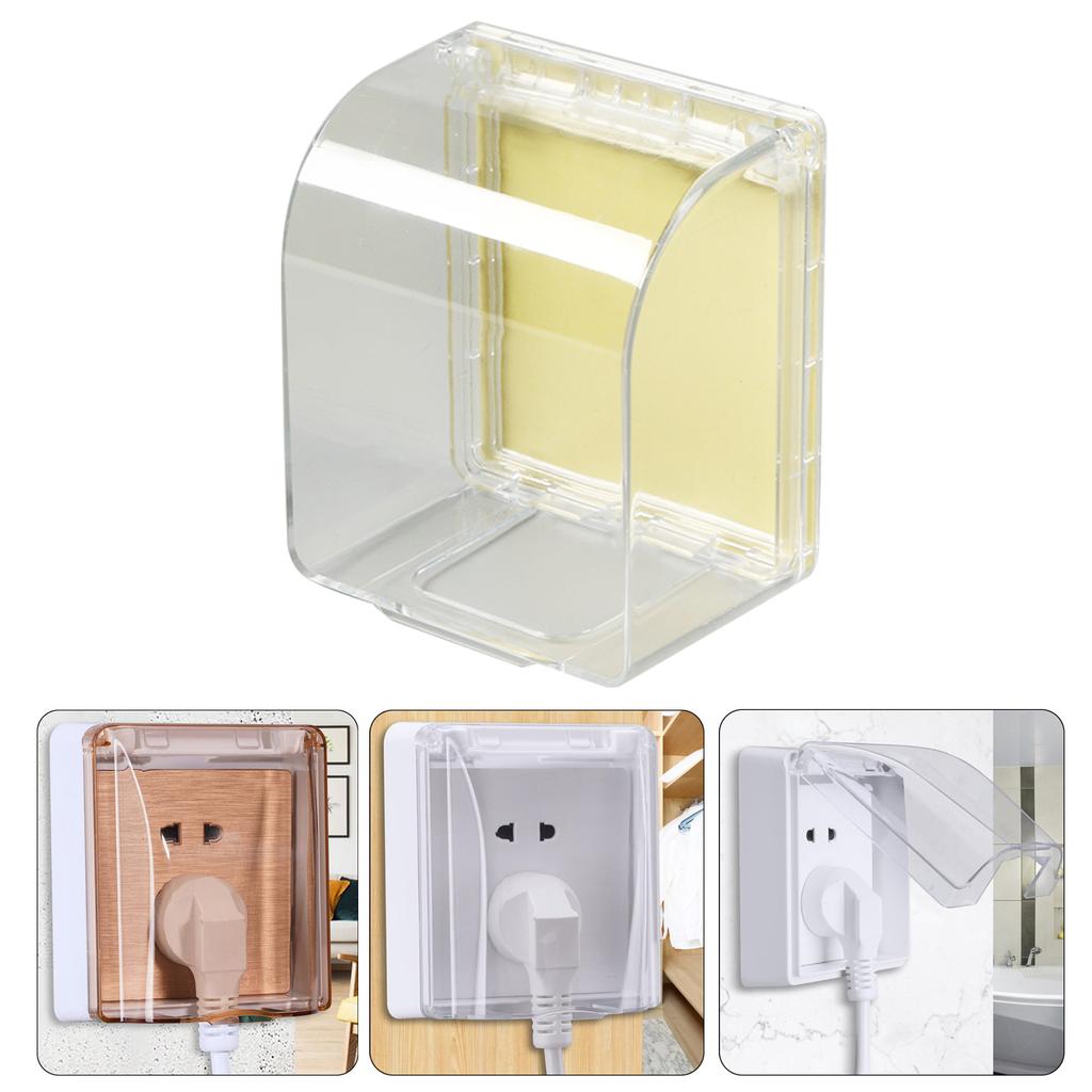 86 Type Wall Switches Cover Splashproof Box Outdoor Socket Waterproof Box Plastic Electrical Outlet Cover Dustproof Box