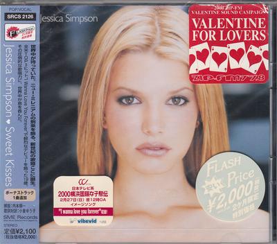 CD JESSICA SIMPSON  Sweet Kisses SRCS2126 SME Records 2000 Japan ObiPop Used