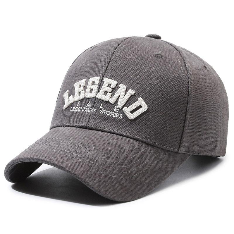 Spring and Autumn New Korean Version of Letter Embroidered Baseball Cap Men's Casual Versatile Curved Brim Cap Women's Face Small Hat