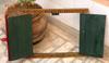 Painted Jharokha Wooden Frame: Antique Hindu God Ganesha Wall Decor