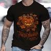 Halloween pumpkin lantern festival essential 3D printed men's shirt round neck T-shirt street fashion style oversized casual