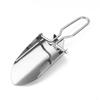 Outdoor Multi-function Folding Shovel Mini Stainless Steel Shovel Camping Fishing Digging Earthworm Shovel Flower Raising Shovel