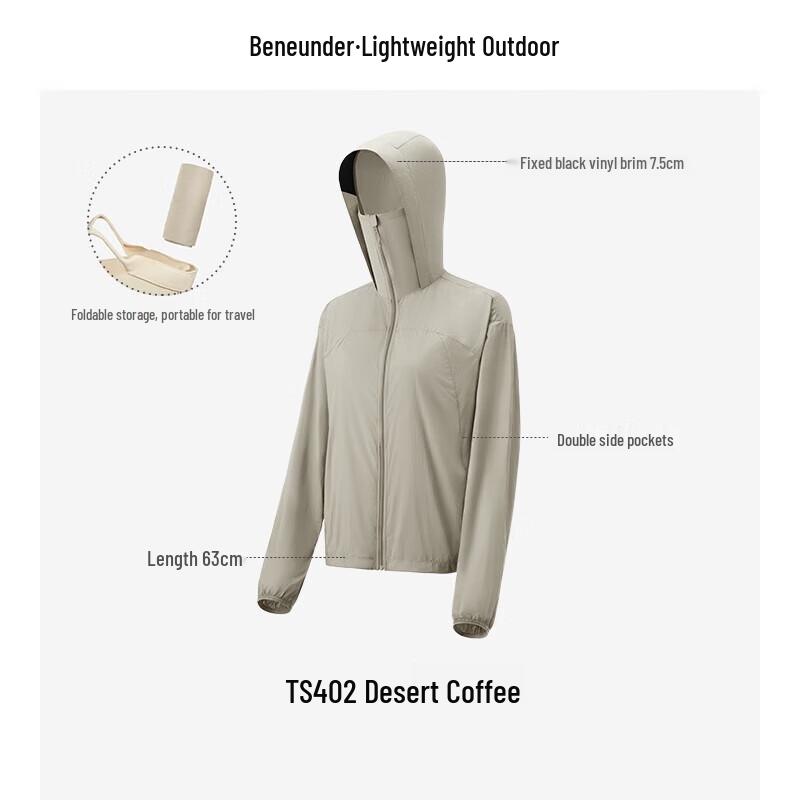 

Beneunder Women s Lightweight Sun Protection Jacket