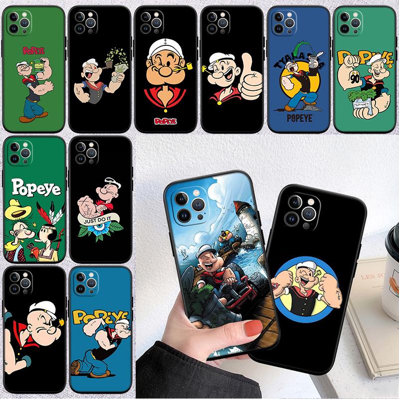 RP53 P-Popeyes New High-End Shell Phone Case for Redmi Note 8 9 Pro Max 9S 9T 9C NFC 8T 8A 10A A4