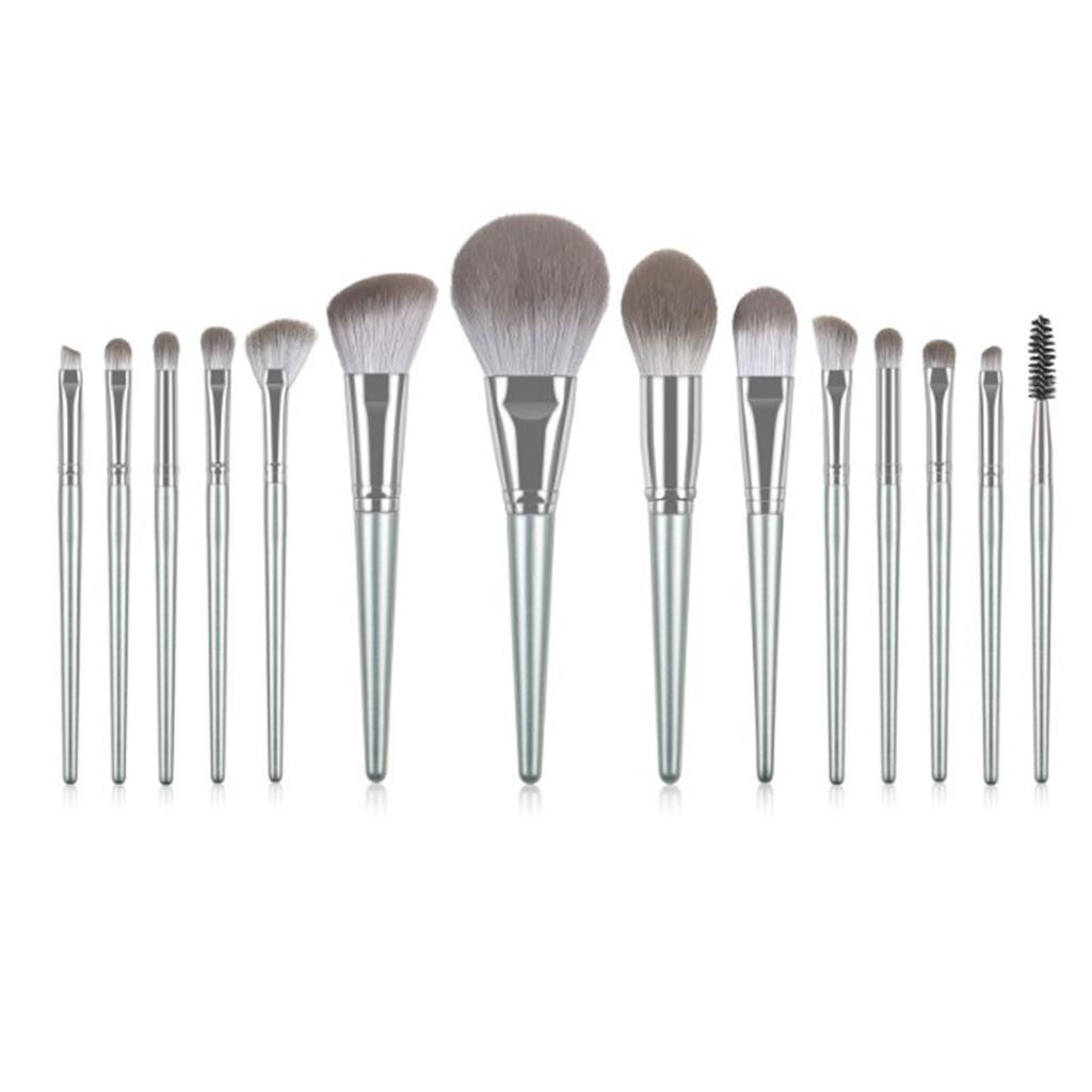 14pcs Makeup Brushes Set Handcrafted Soft Bristles Cosmetic Makeup Brush Set with Firm Brush Handle