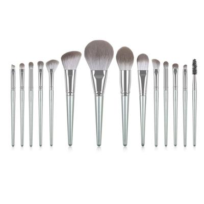 Set di 14 Pennelli per Trucco Fatti a Mano con Setole Morbide Set di Pennelli Cosmetici con Manico Solido