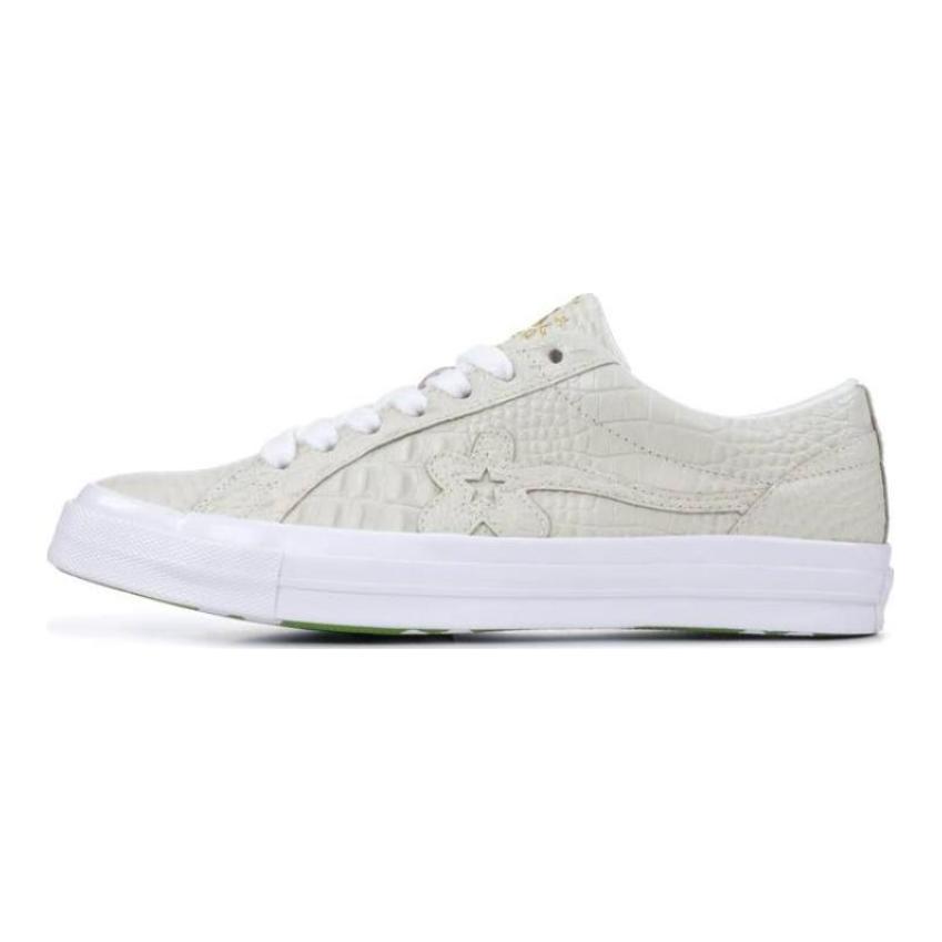 Converse One Star Ox Golf Le Fleur Faux Non-Slip Lightweight Low-Top Plank Shoes Unisex Grey