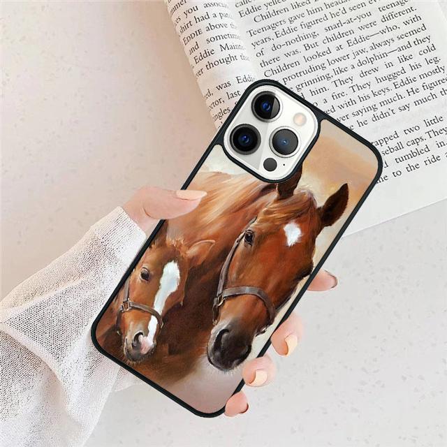 Horse Animal Running cool phone Case Cover For iPhone 17 Air 16 15 14 Plus apple 16 11 12 13 Pro Max coque