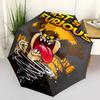 1 PC Automatic Folding Umbrella - Tazmanian Devil Pattern Portable Foldable Design With 8 Ribs Christmas Birthday Gifts