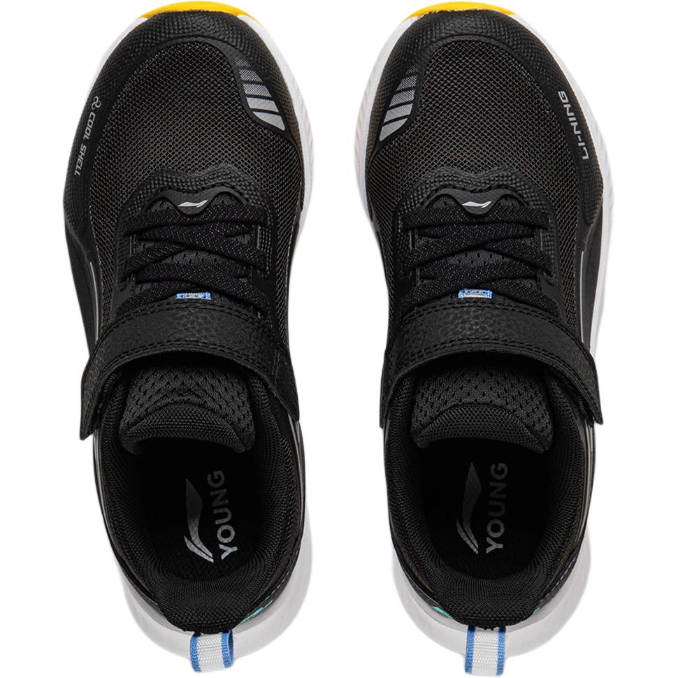 Li Ning Kids Sport Lifestyle Bright Elegant Soft Deep Childrens Casual Shoes Kids Casual Shoes Black YKNV022-7