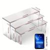 U-shaped Display Rack,Transparent Acrylic Storage Rack,Makeup Figurine Toy Storage Rack,Desktop and Bathroom Storage