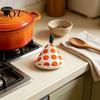 Anti Scald Insulation Mitts Triangular Pot Lid Handle Cover, Heat Resistant Hot Cookware Kitchen Covers Anti-Scald Mitts, Cotton Knob Grabber Holders,