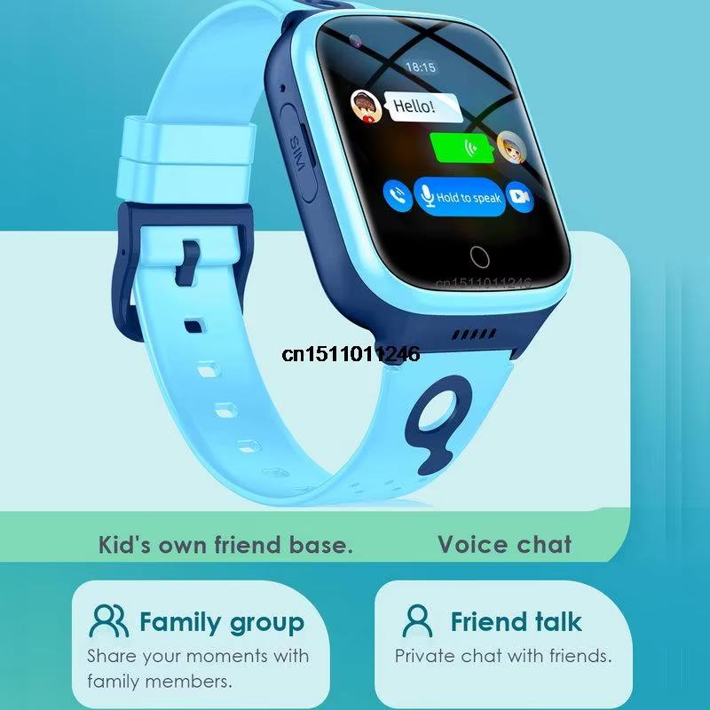 2025 NEW 4G Smart Watch Kids GPS WiFi 1000mAh Video Call Tracker Location SOS Call Back Monitor Phone Watch Smartwatch Children Gifts