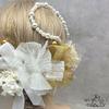 Hair Accessory for Coming-of-Age Ceremony, Pre-wedding Photoshoot, After-party, Graduation Ceremony, Entrance Ceremony. Features Include Chiffon