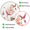 Romantic Flowers and Birds Wall Sticker Self-Adhesive Removable for Bedroom Entryway Home Decor