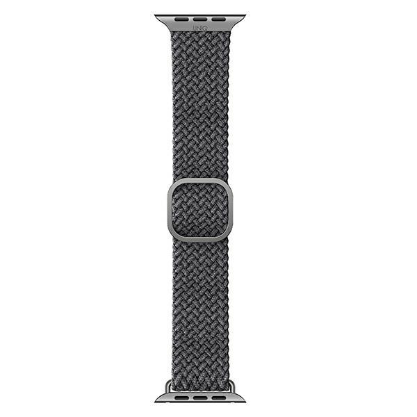 Uniq Pasek Aspen Apple Watch 40/38/41Mmseries 1/2/3/4/5/6/7/8/9/Se/Se2 Braided Szary/Granite Grey