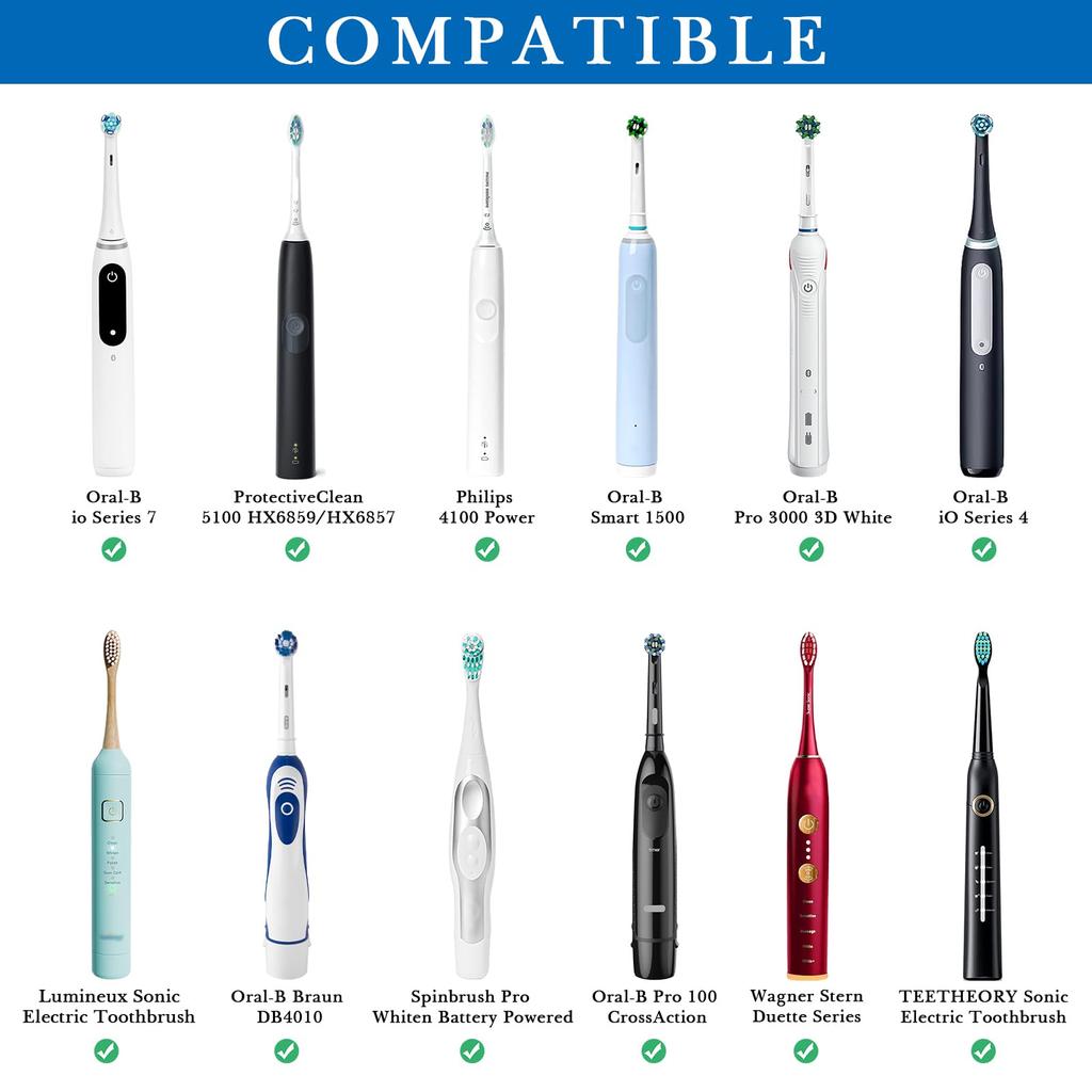 Linkidea Countertop Toothbrush Holder for Resin Toothbrush Electric Toothbrush and Toothpaste Compatible with iO Philips and Aquasonic Bathroom,