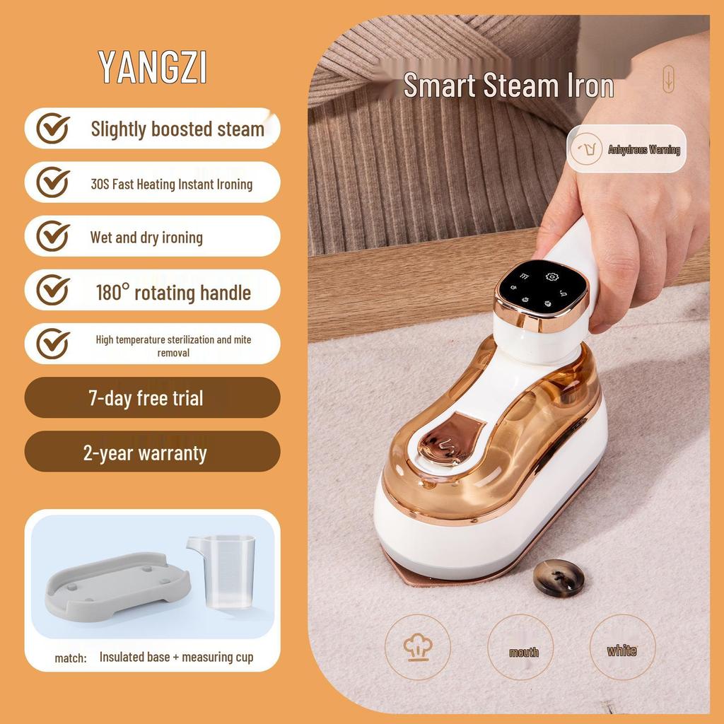 Portable Handheld LCD LED Garment Steamer Iron